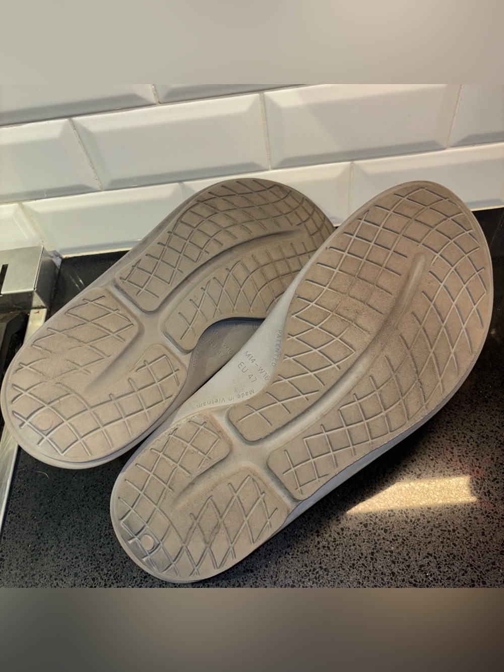 OOFOS OOahh Recovery Slide Size 14 Men’s Gray - Picture 5 of 5